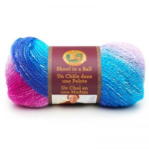 Lion Brand Shawl in a Ball