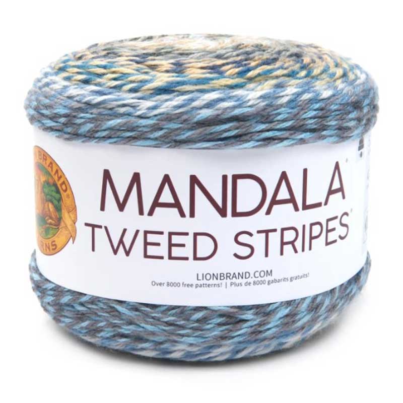 Mandala Tweed Stripes Yarn | Lion Brand