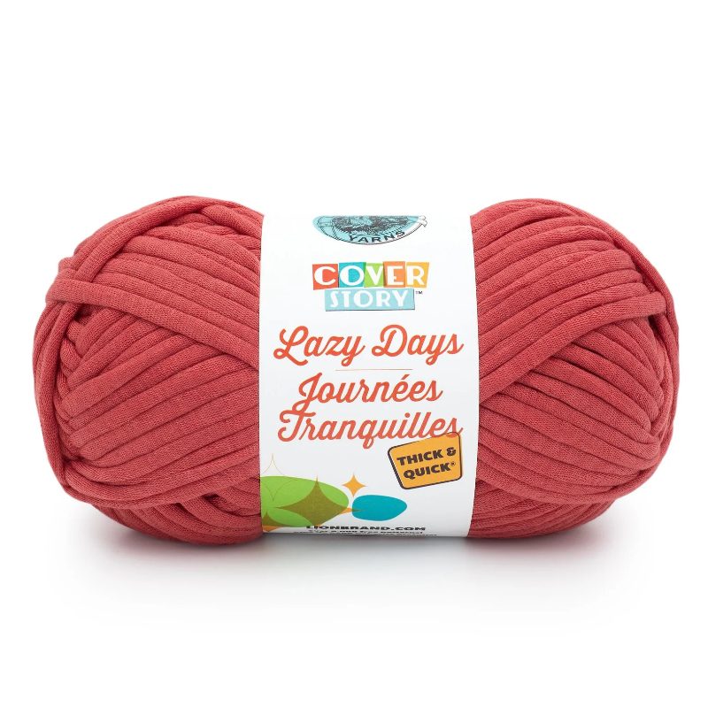 Cover Story Lazy Days Thick & Quick Yarn Lion Brand YarnBuzz